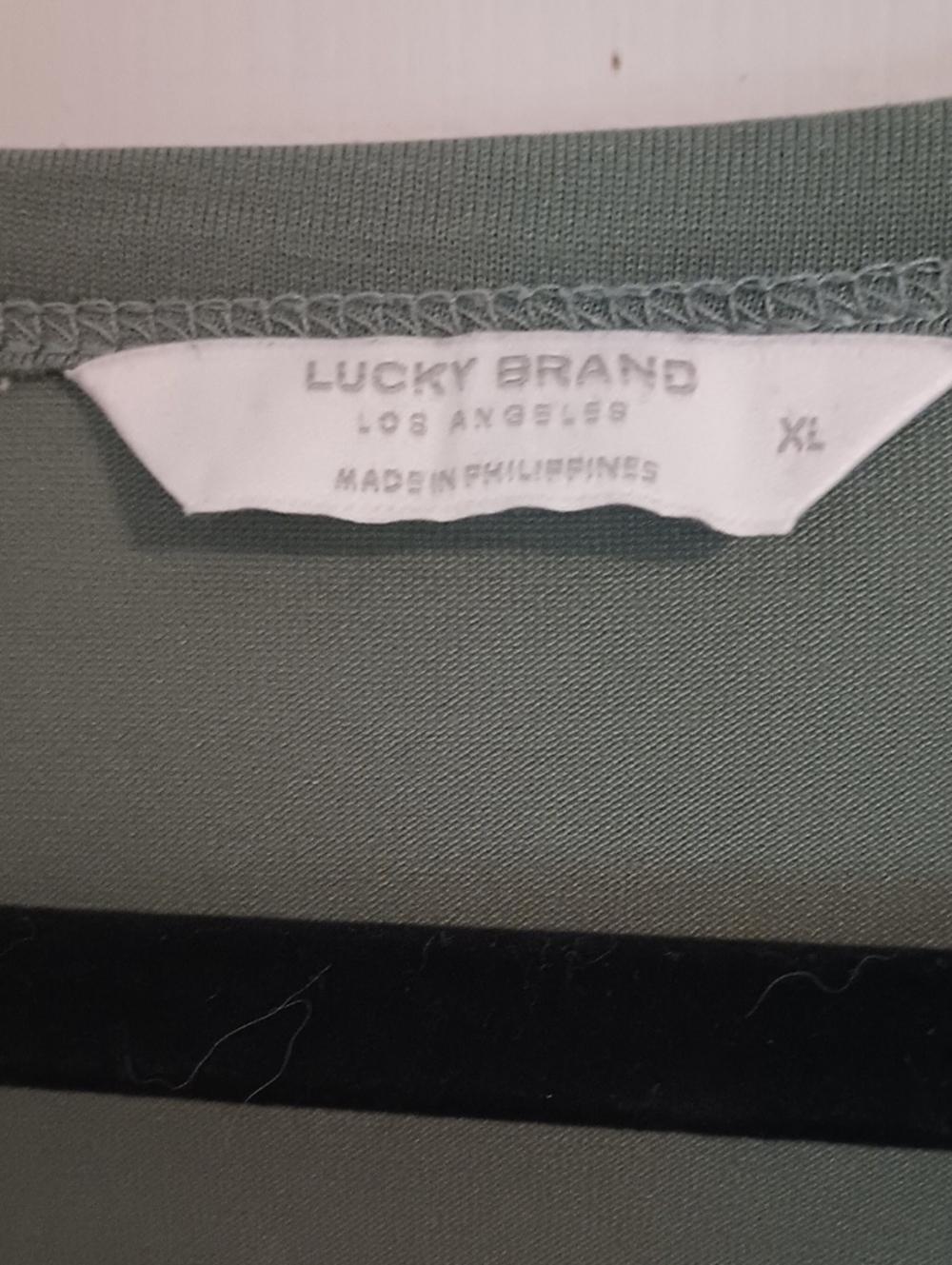 Lucky Brand Relaxed Scoop Tee in Sage - Picture 2 of 6